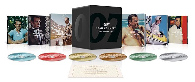 007: James Bond – Sean Connery 6-Film 4K Ultra HD Collection Limited Edition Steelbook