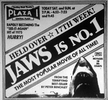 Jaws newspaper ad