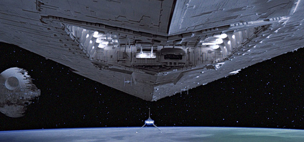A scene from Return of the Jedi